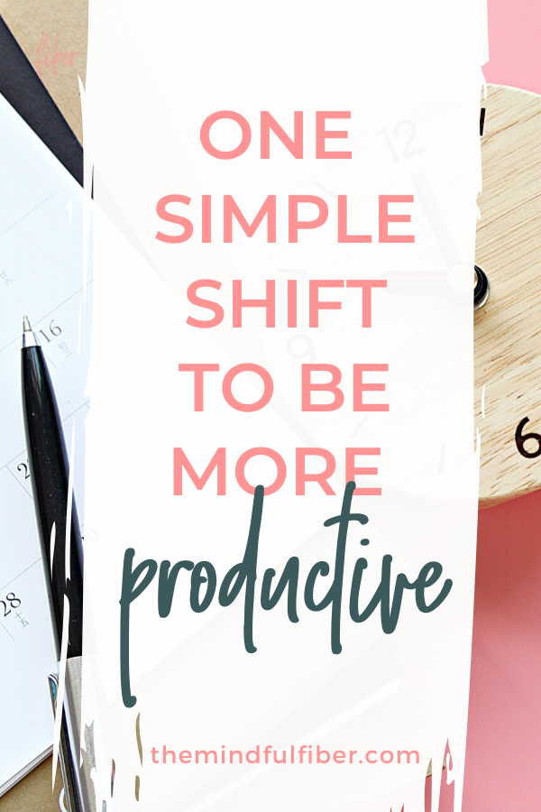 What if you could be more productive while working from home and make more time to spend with your family? Make this one simple shift to boost your time instantly!